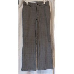 Lee Women's Flex Motion Regular Fit Mid Rise Trouser Pants Houndstooth Sz 10 Med